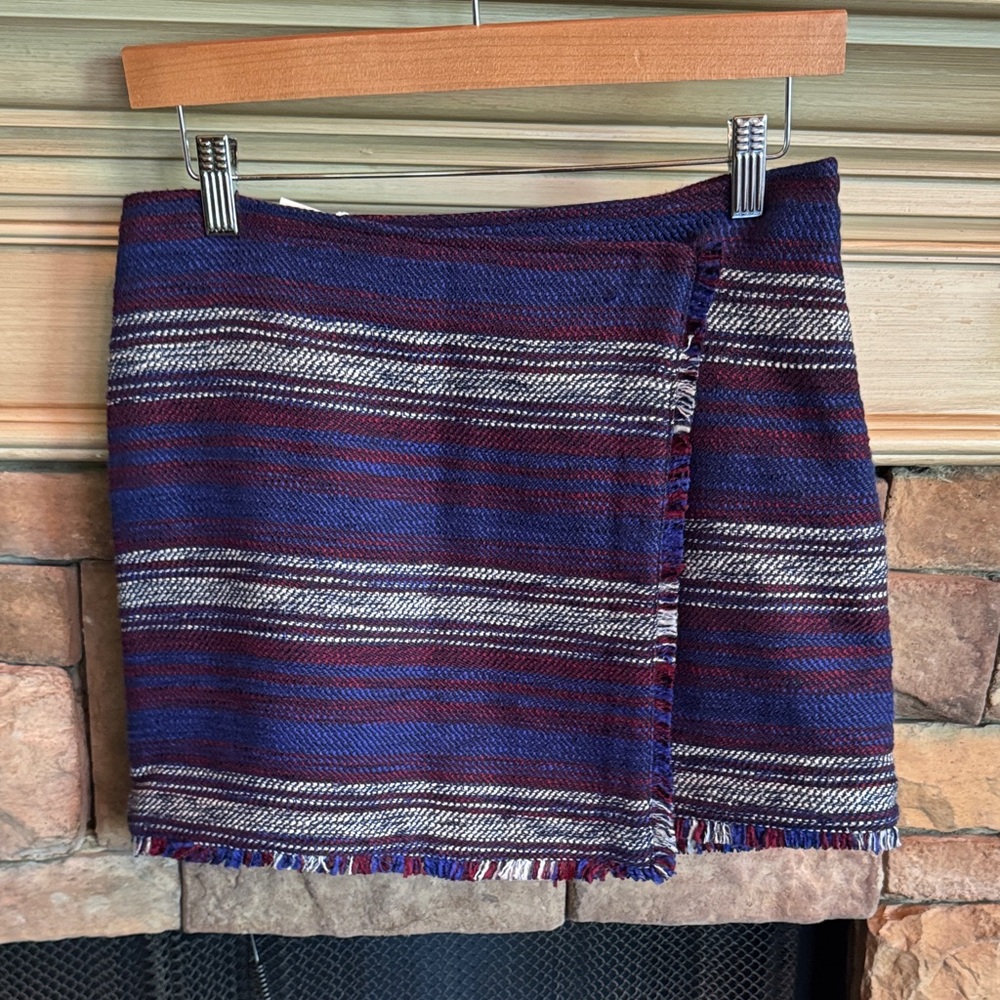 Joie Multicolor Striped Mini Skirt